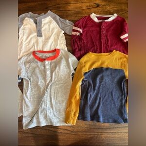 4 Cat & Jack Boys 4t Longsleeved Shirts